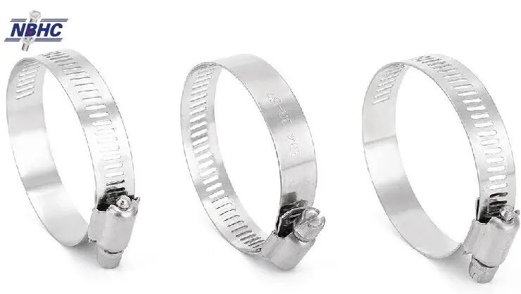 NBHC001CL Worm Drive Hose Clamps-spring 316 stainless steel hose clamp