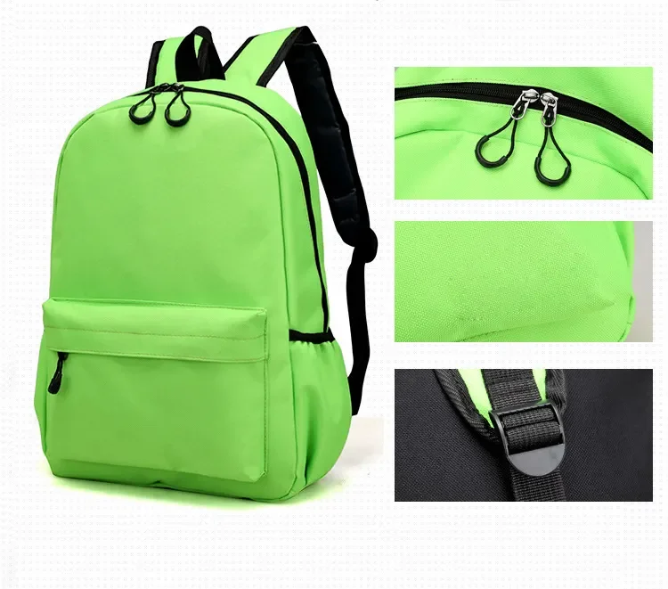 2024 Wholesale Custom 420d Polyester Children Bookbag Large Capacity Casual School Book Bag for Kids