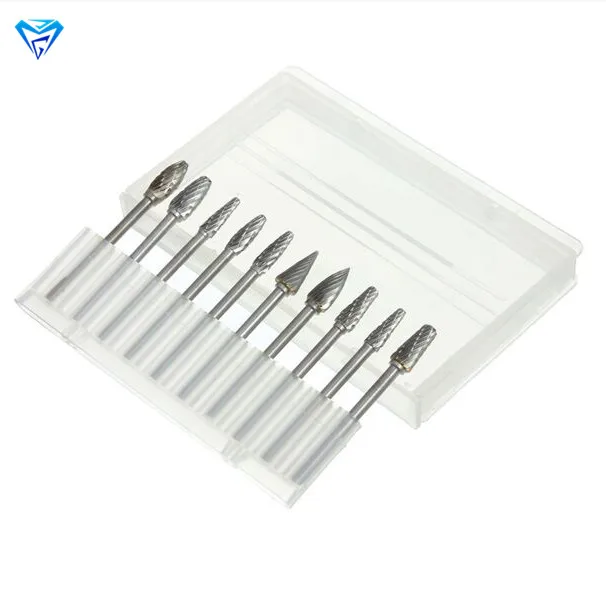 Shapes High Performance Long Handle Competitive Price In New Technology Develop Tungsten Carbide Yg6 Yg8 Yg10 Rotary Burr