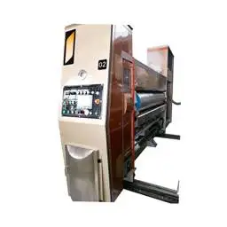 Vacuum Transfer 4 color print slotter die cutting machine with stacker1200*2400mm