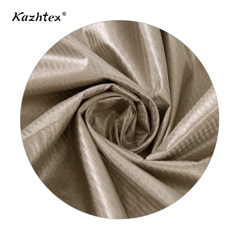 double plaid pure silver plated nylon 5G blocking fabric
