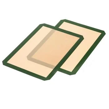 Customized size non-stick heat resistance freeze dryer silicone fiberglass mat with logo printing