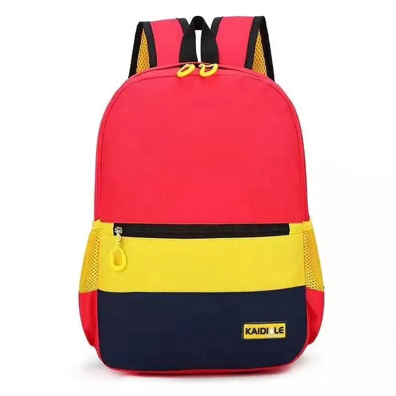 Custom LOGO Printing Simple Design Child School Bag Pack Nylon Kids School Bag Backpack For Children