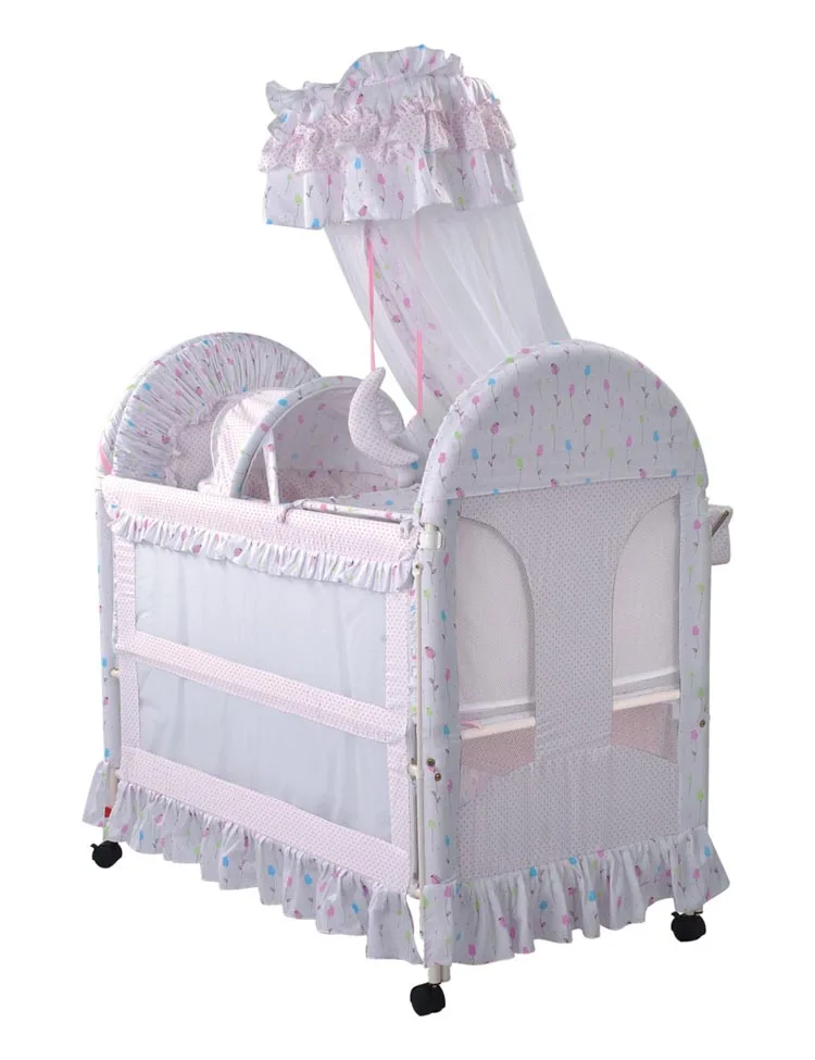 Легкая компактная складная детская кроватка для путешествий колыбель