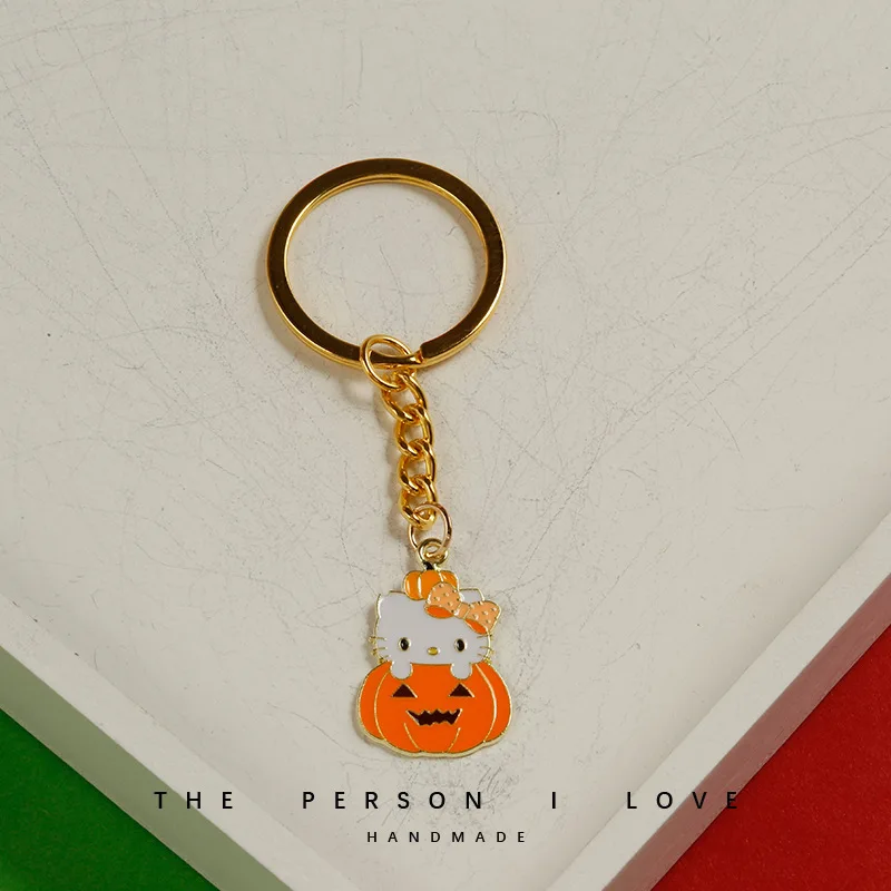 Wholesale Halloween pumpkin cool little couple mobile phone lanyard U disk anti-loss headphones bag hanging ornaments