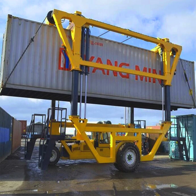 30t-90t Port Container Cranes 41 feet Mobile Container straddle carrier Crane Lower Price