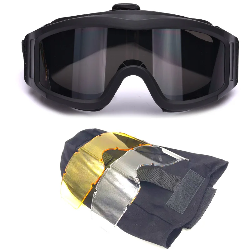 MIL-PRF-32432A Protective Airsoft Goggles Anti Fog Tactical Glasses Ballistic Safety Goggles for Shooting Hunting