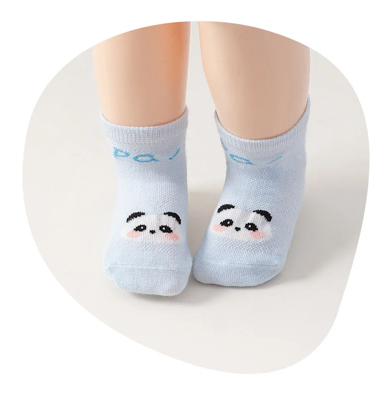 2024 newest Summer mesh floor socks baby breathable indoor walking socks thin insulated children non-slip socks
