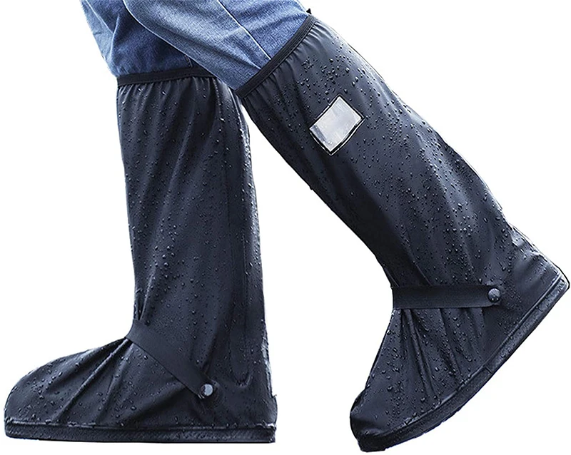 Hot selling long dustproof waterproof non slip rain shoes cover boots reusable