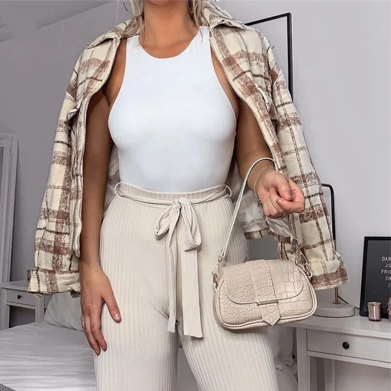 Sexy Bodysuit Women O Neck Sleeveless Off Shoulder Body Top Streetwear White Bodysuits Suit Clothes Para Catsuit Clothing