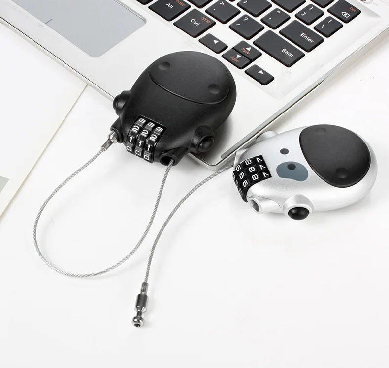 Universal Motorcycle Helmet Password Lock Telescopic Wire Rope Steel Cable Code Lock Suitcase Car Sled Helmet Password Lock