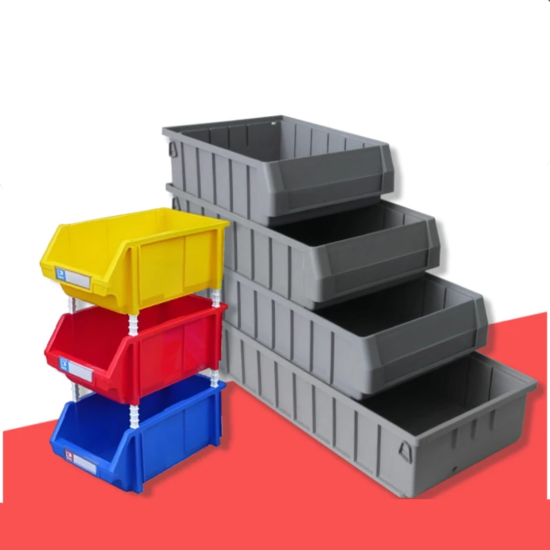 Warehouse Storage Bin Plastic Stackable Storage Box Picking Tools Bin Spare Parts Rack Box For Small Accessories