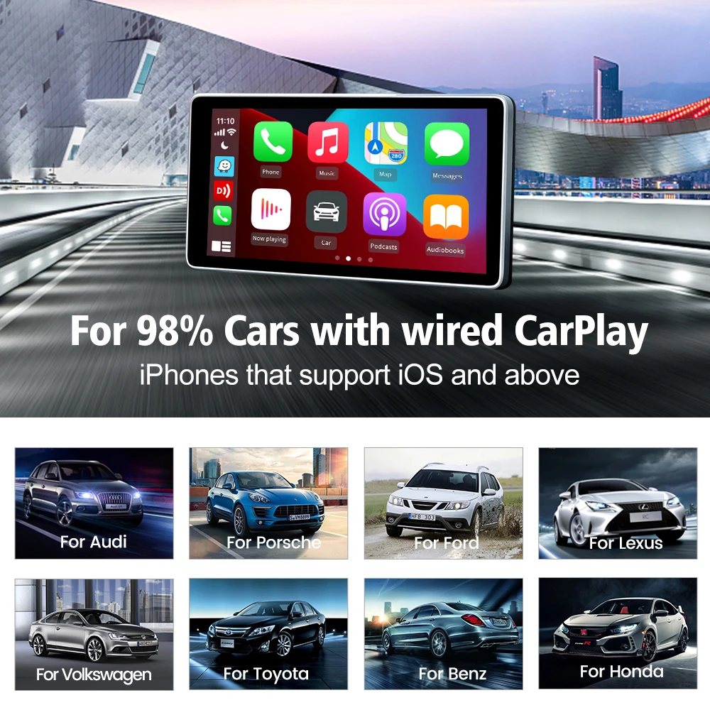 Carlinkit 4 0 Лидер продаж lc300 Беспроводная мультимедийная коробка Carplay с поддержкой большинства моделей автомобилей CP2A android Автомобильная умная ai Box