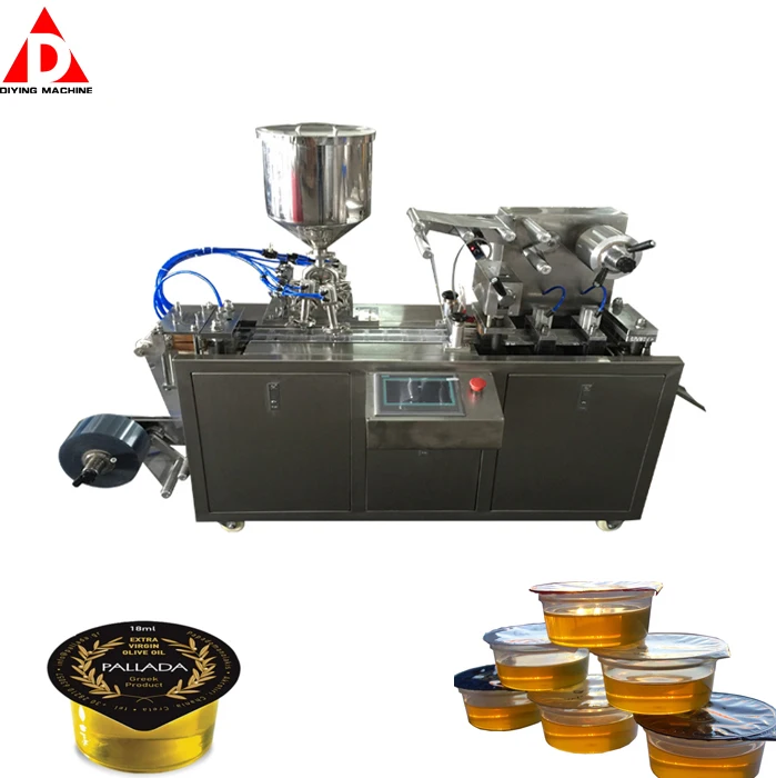 Most Popular Oliver oil, Margarine,Ketchup,Candy,Syringes, Hardware Blister Filling Sealing Packing Machine