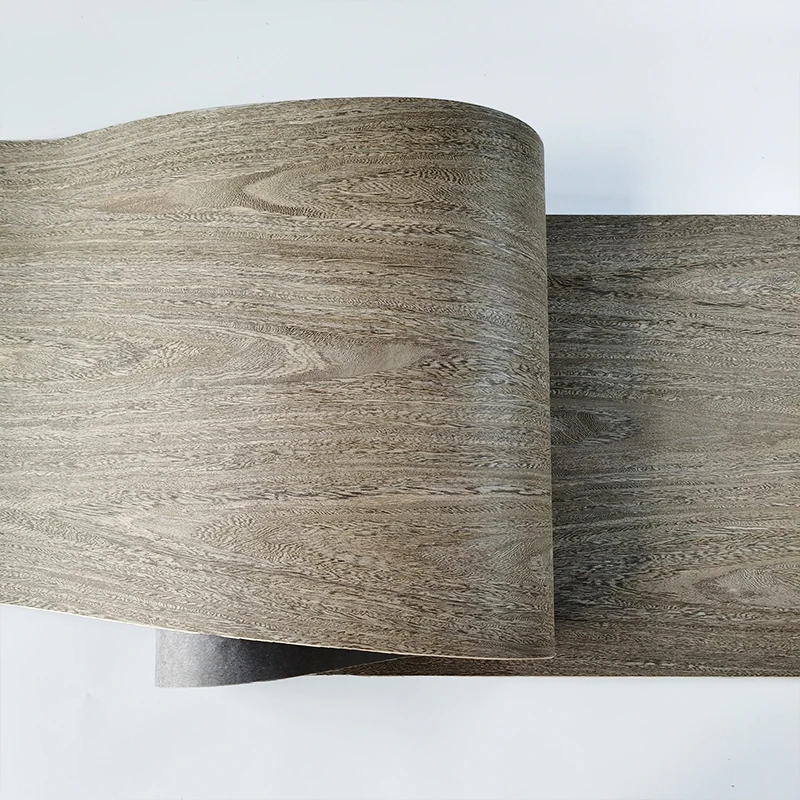 Vunir 0.4mm Engineered  wenge wood veneer wall panel reconstitute recon veneer natural  decorative