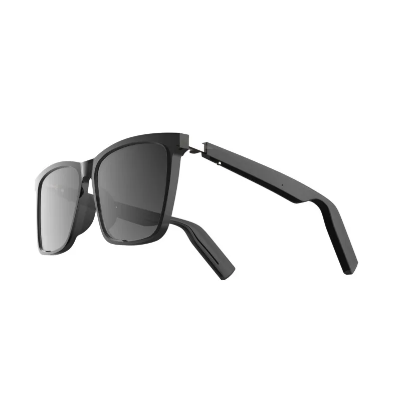 Дорожная сумка для мужчин/нейлон HD линзы Анти Blue Ray шпион спортивные аудио солнцезащитные очки с поляризованными линзами и подключение по Bluetooth-черный