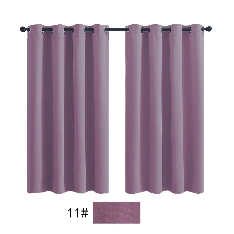 Factory Wholesale Classic Plain Grommet Curtain for Living Room Bulk Sale in Stock Mixed Patterns Blackout Curtain for Bedroom