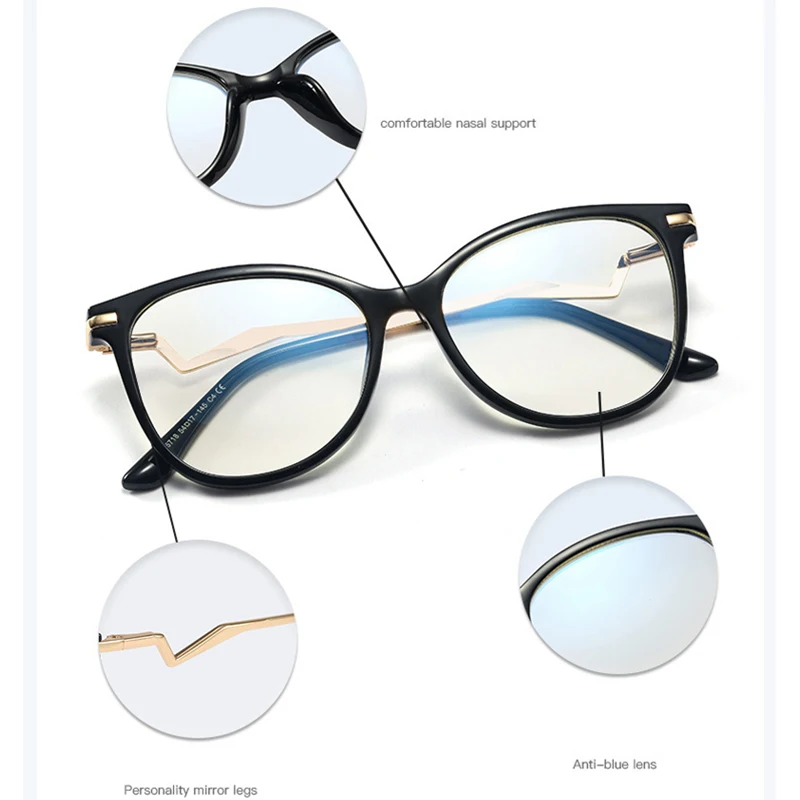 Designer Men Glasses Blocking Blue Light Anti Korean Fashion Tr90 Eyeglass Frames Womens Luxury Wholesale Glasses Frames Optical