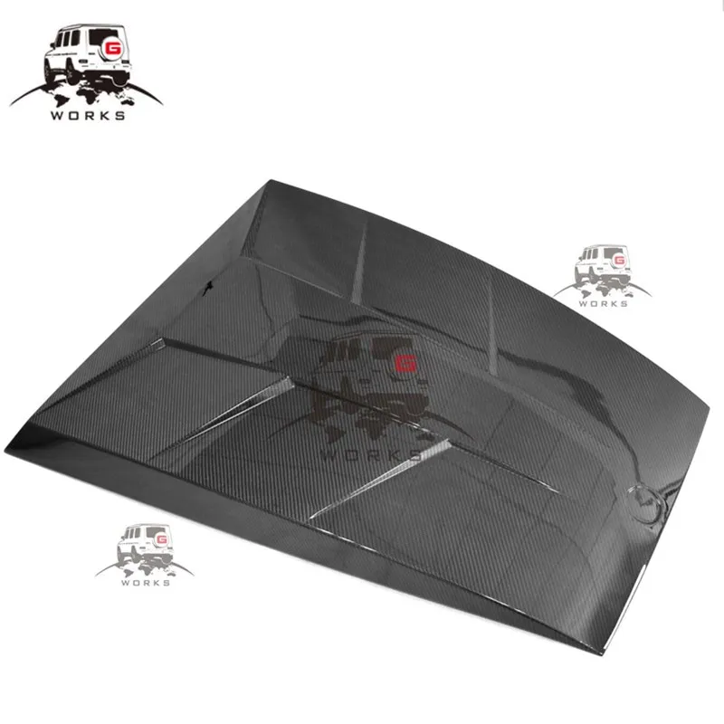 W464 Европейский стиль карбоновое волокно крышка капота подходит для G-class W463A G500 G63 40th юбилей стиль карбоновый капот
