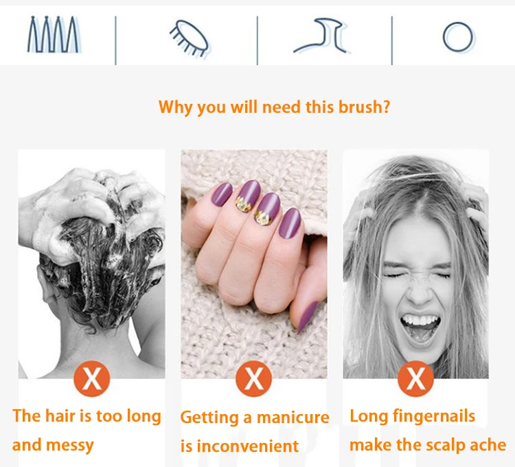 Manufacturer sells  big tooth massage comb, big wave, detangling scalp thicken rubber hair shampoo hair comb and brush set