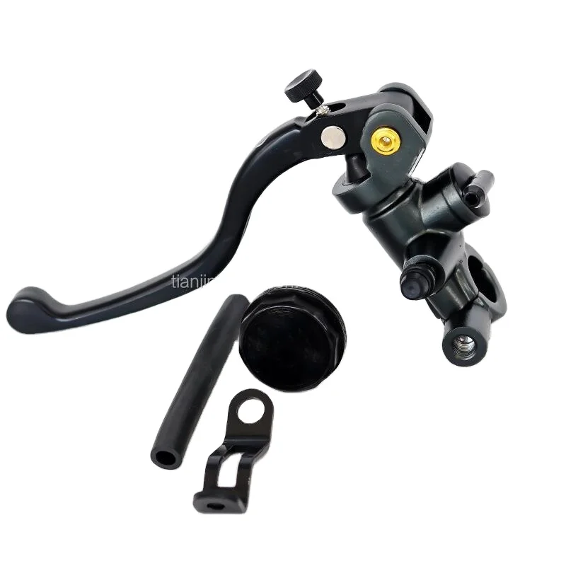 7/8' 22mm Motorcycle Handlebar Lever Master Cylinder Levers Hydraulic Brake Pump Clutch Handle Reservoir Set for big bike