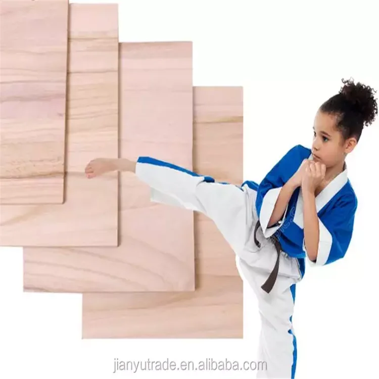 Factory Price Paulownia Breaking Taekwondo Breaking Wood Board 225x300mm