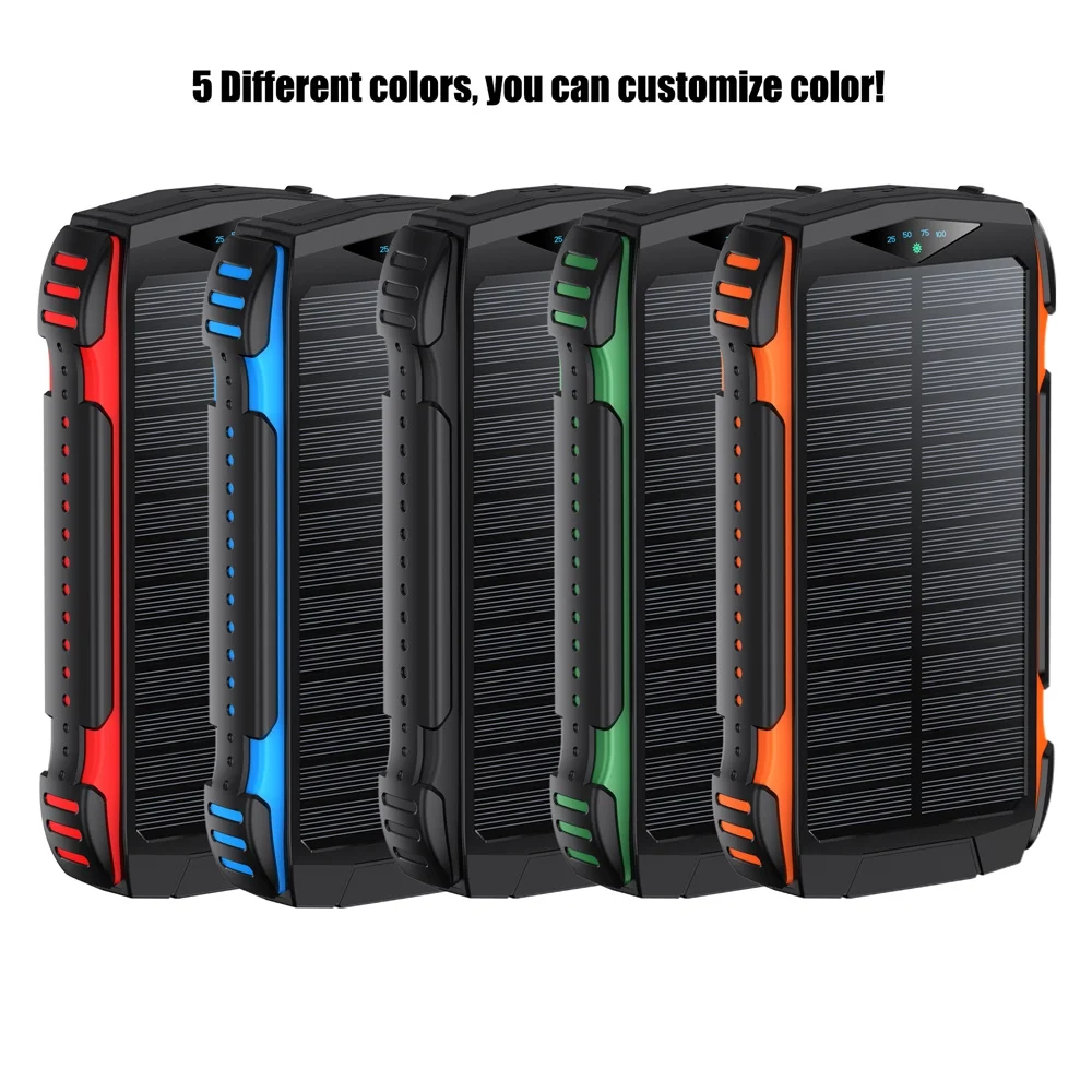 PD 22.5W Type C Fast Charge External Battery Pack Portable Wireless Solar Charger for magsafe