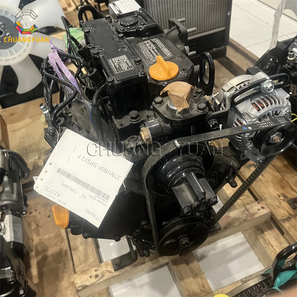 Оригинальный 3TNV80 3TNV80T полный двигатель в сборе A1436 3365 для экскаватора Yanmar