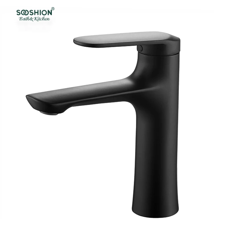 Factory Price Deck Mounted Zinc Body Wash Basin Faucet Bathroom Single Lever Basin Mixer