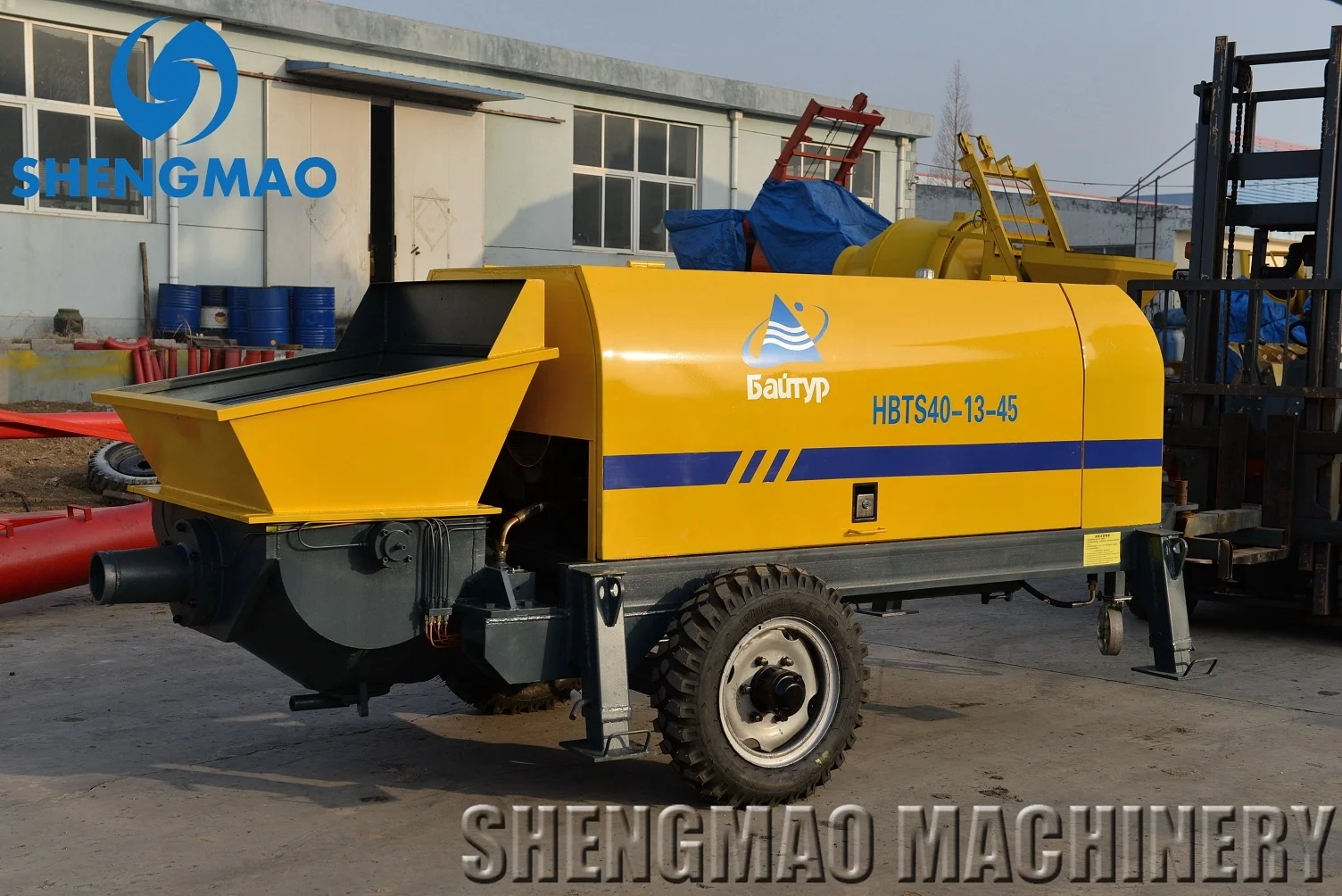 Mini Electric Movable Type Concrete Pump