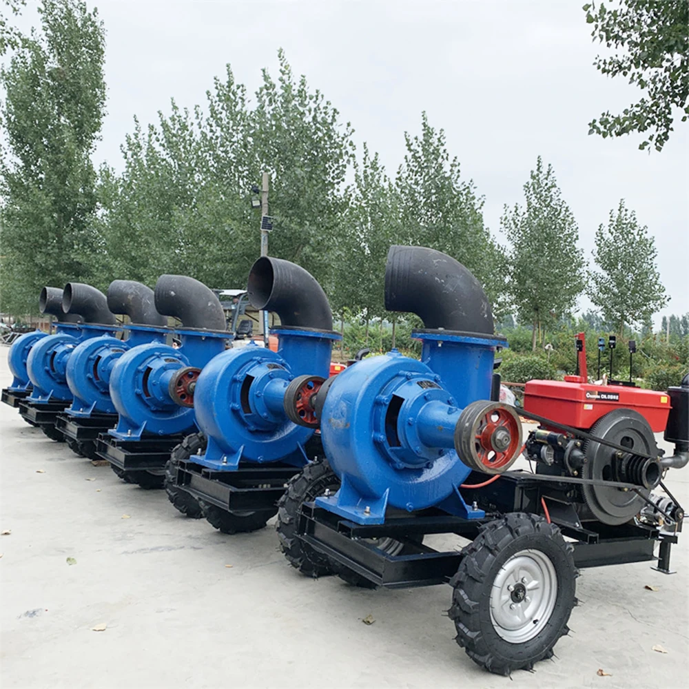 Cheap 2 Inch 4 Inch 10 Inch Self Suction Diesel Single/Double Blade Wheel Water Pump High Pressure