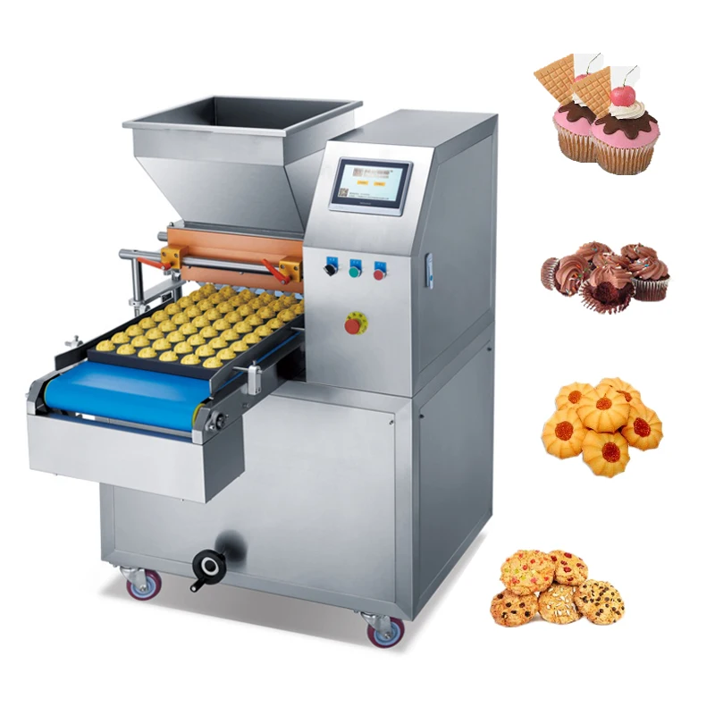 Top Quality Cake Filling Ice Biscuit Baking Machine for Making Cookies