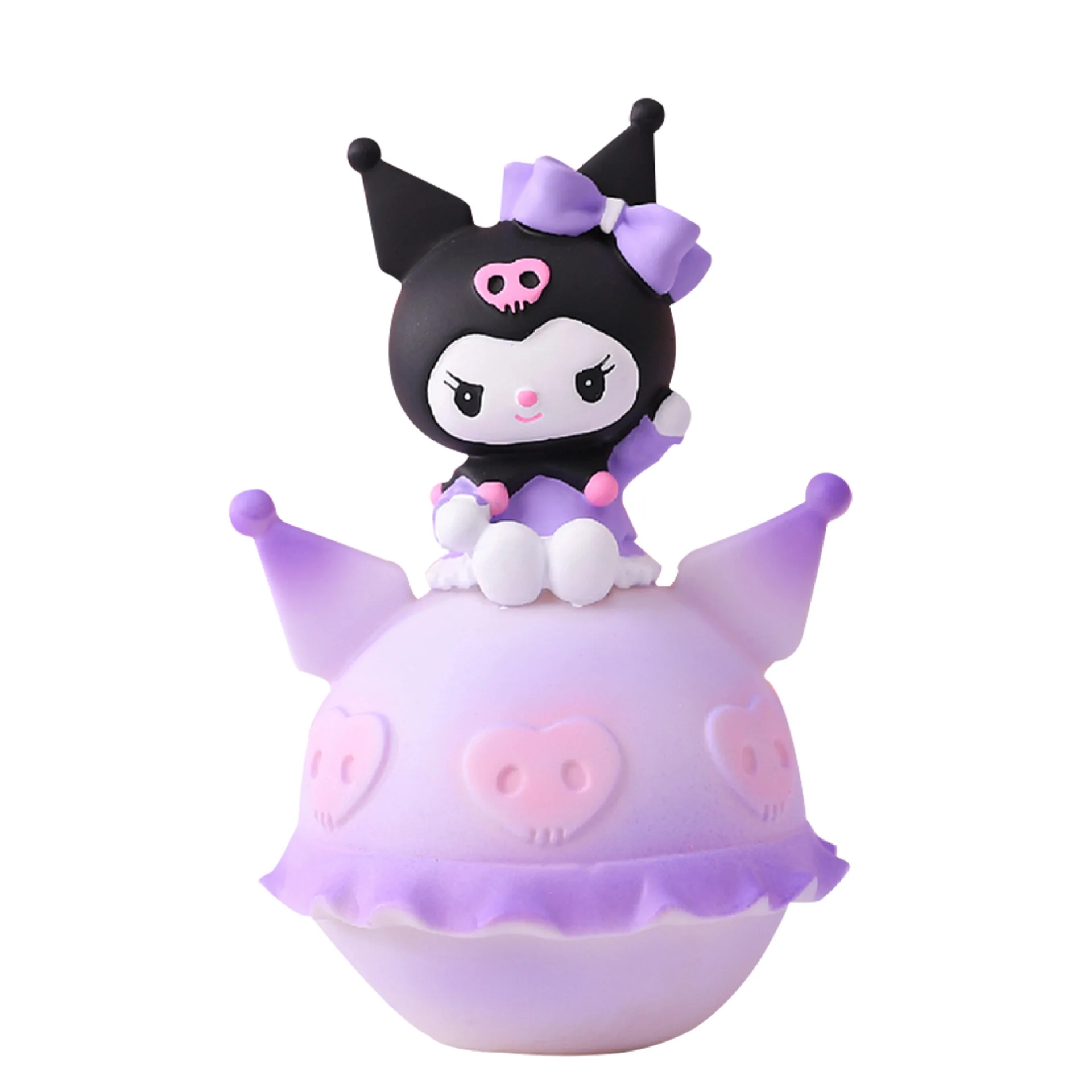 Лидер продаж Sanrioed Kuromy Cinna милый мультяшный ночник мини-силиконовый подарок лампа для сна настольная украшение мальчиков и девочек