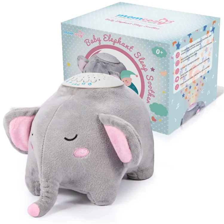 Multifunctional sleep aid filling elephant shaped plush animal sleeping pillow
