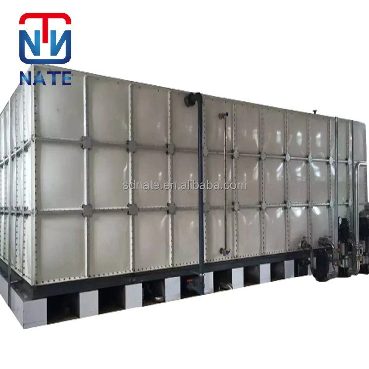 20000liter grp bolted water storage tanks with size 5x4x2