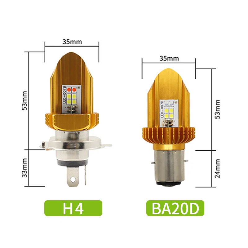 h4 headlight bulb BA20D Universal V Shape Bike Front Headlight Dual Color H4 LED Headlight Fog Lamp Projector Lens Universal