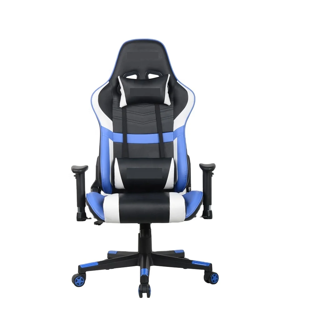 Эргономичный компьютерный офисный стул из искусственной кожи с высокой спинкой