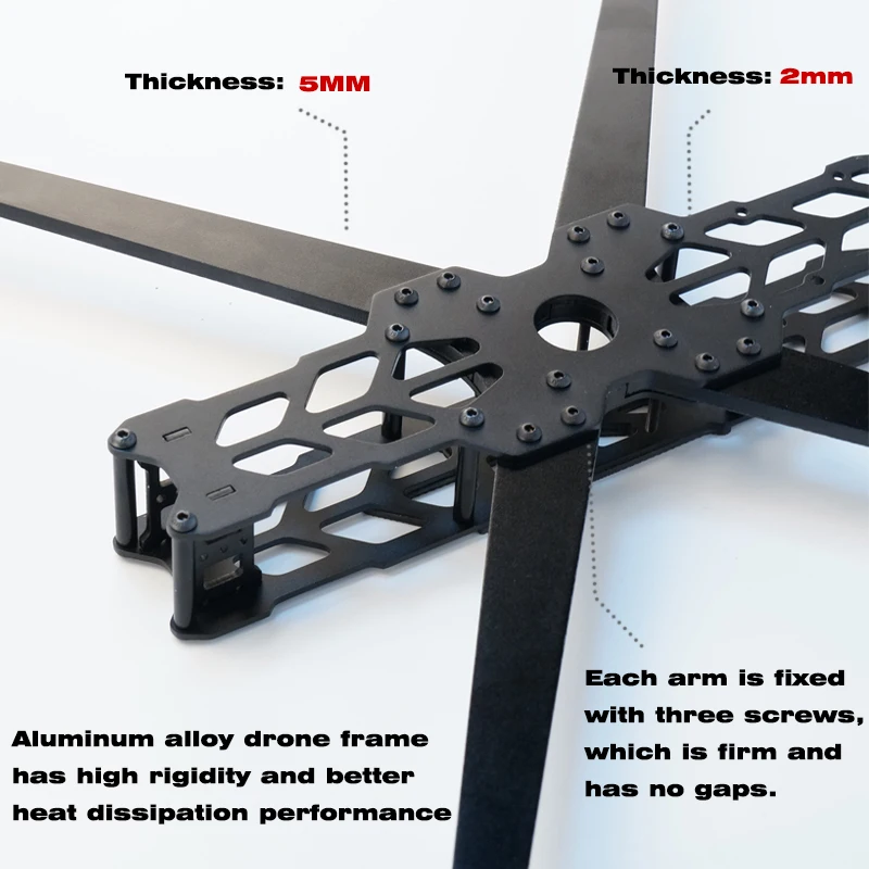 Sheet metal parts processing, FPV drone rack, sheet metal custom processing services 7 / 10 / 13 inch drone accessories,