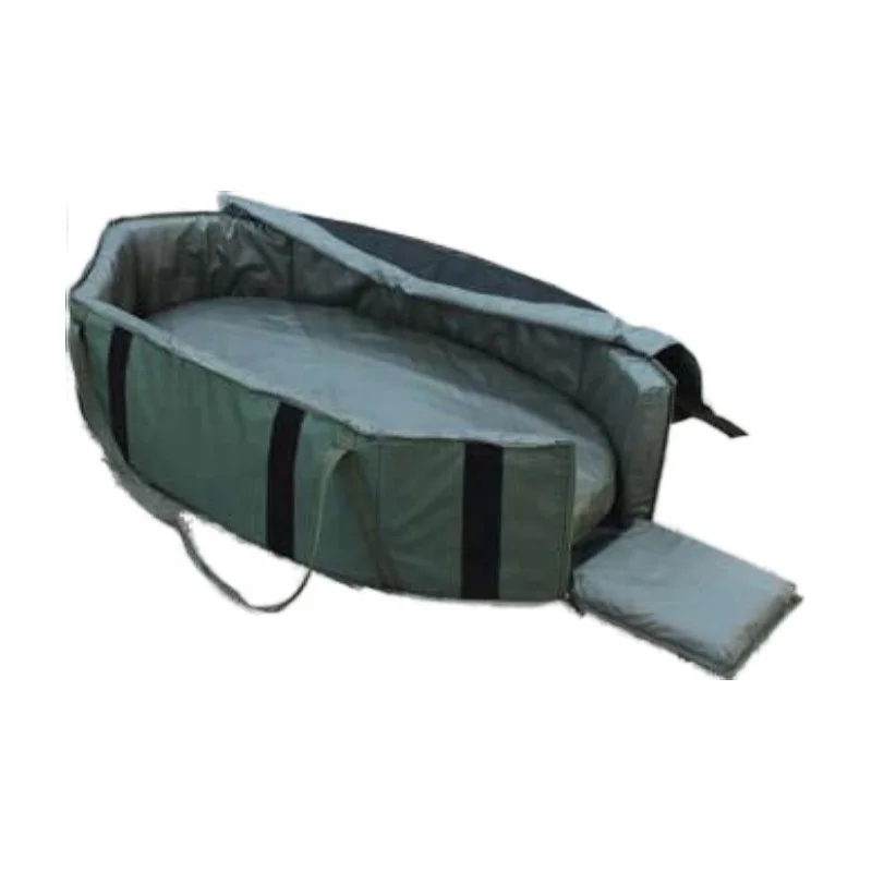carp cradle 210D  PVC  coated material Fully paddle polyester waterproof  carp Fishing