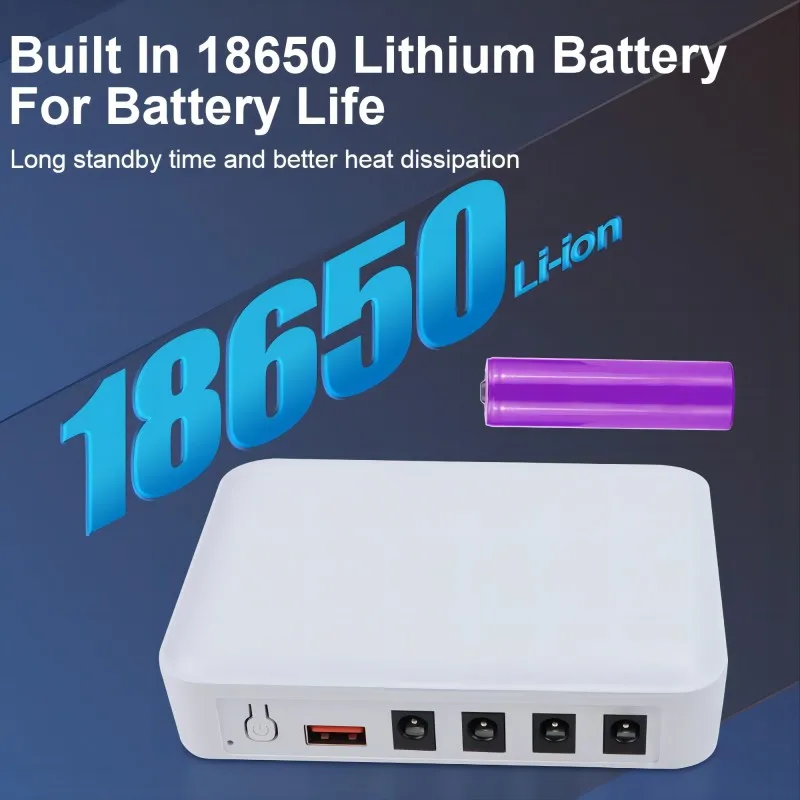 DC 5V/9V/12V литиевая батарея Резервный маршрутизатор Wi-Fi модем переключатель ЖК-дисплей зарядка однофазный вход/выход 220V трехфазный UPS