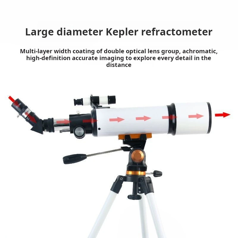 50080 Astronomical Telescope, Large Aperture, High Power HD Astronomical Telescope, Stargazing Moon Adult Telescope