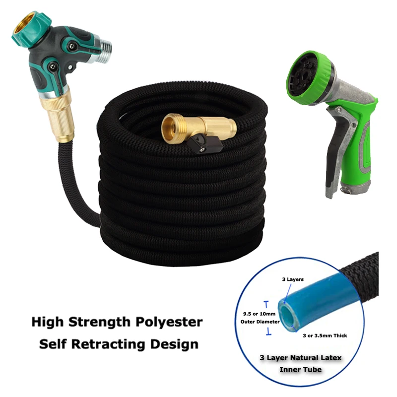 factory plant expandable magic price water well extensible pots sprayers flexible garden hose splitter pipe