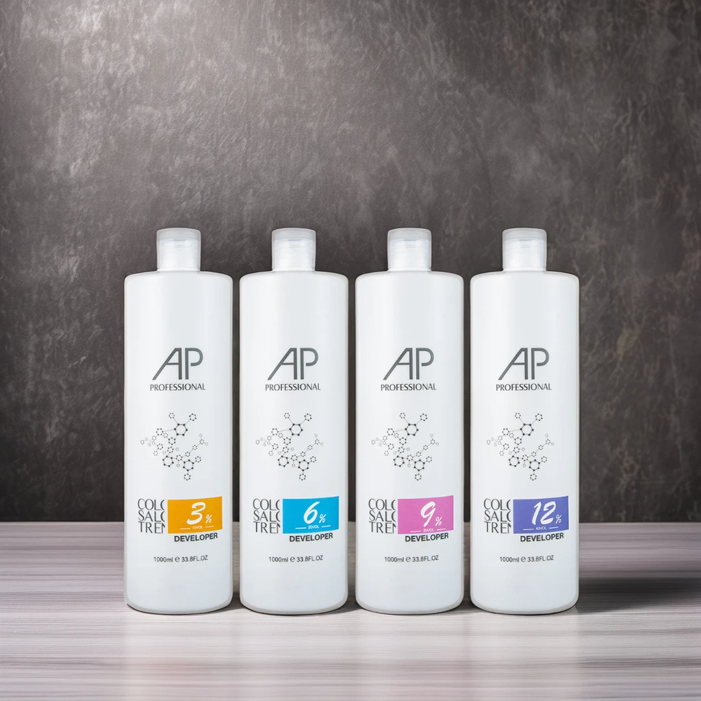 OEM Manufacturer 1000ml 3% 6% 9% 12% Hair Oxidant Wholesale Hair Developer Peroxide