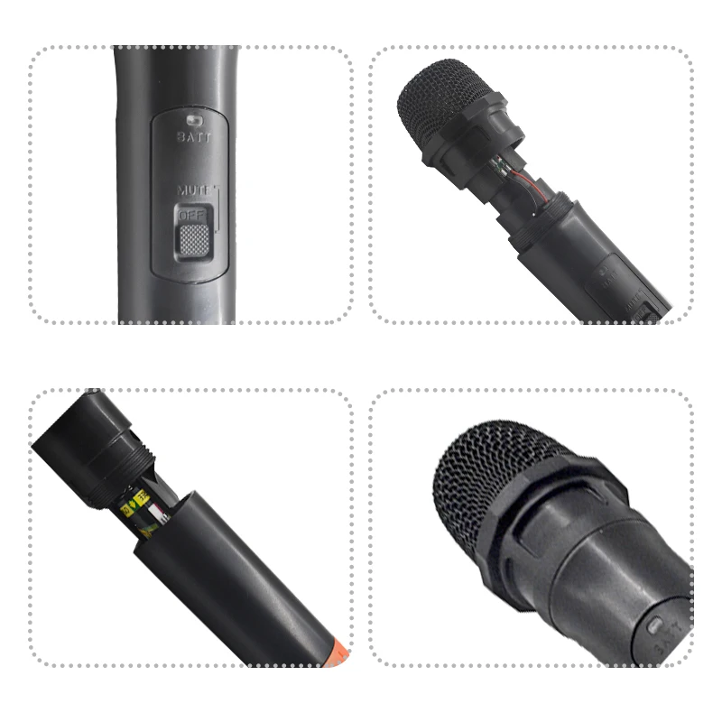 LEISOUND vhf uhf wireless microphone with pcb board for trol