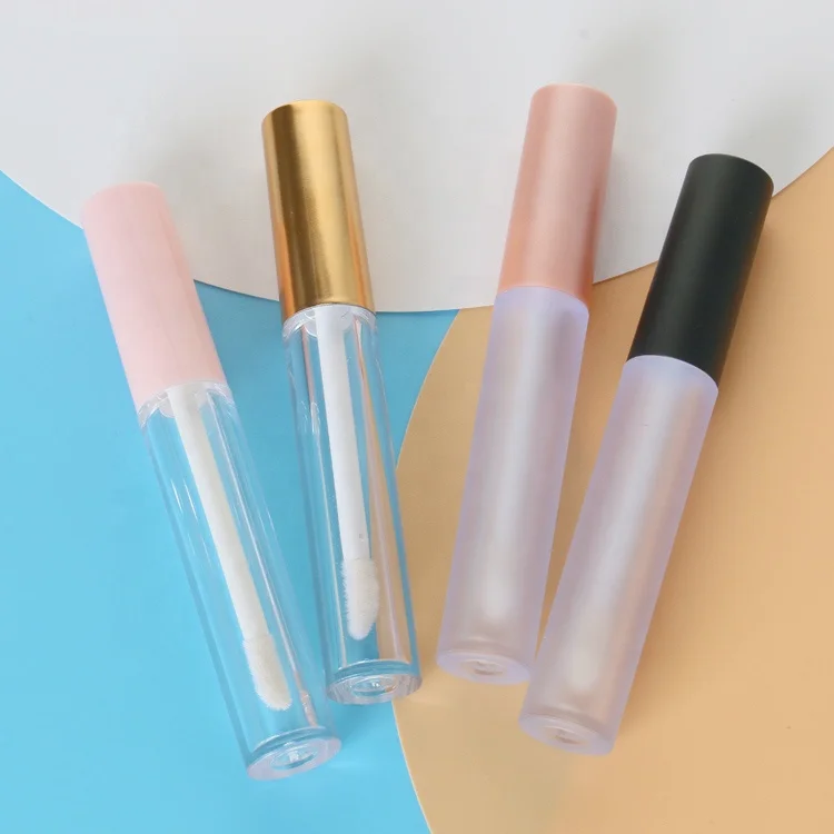 Gold Rose Mini Empty 2.5ml Lip Gloss Tube Custom Liquid Lipstick Container Lipgloss