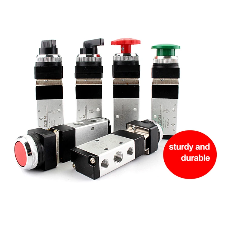 Cheap prices hot sale aluminum alloy air quick pneumatic two-position five-way mechanical solenoid valve JMJ
