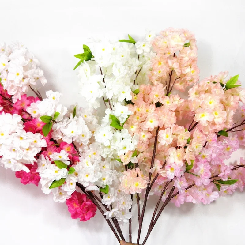 Wholesale Wedding Decoration Artificial Cherry Blossom Flower