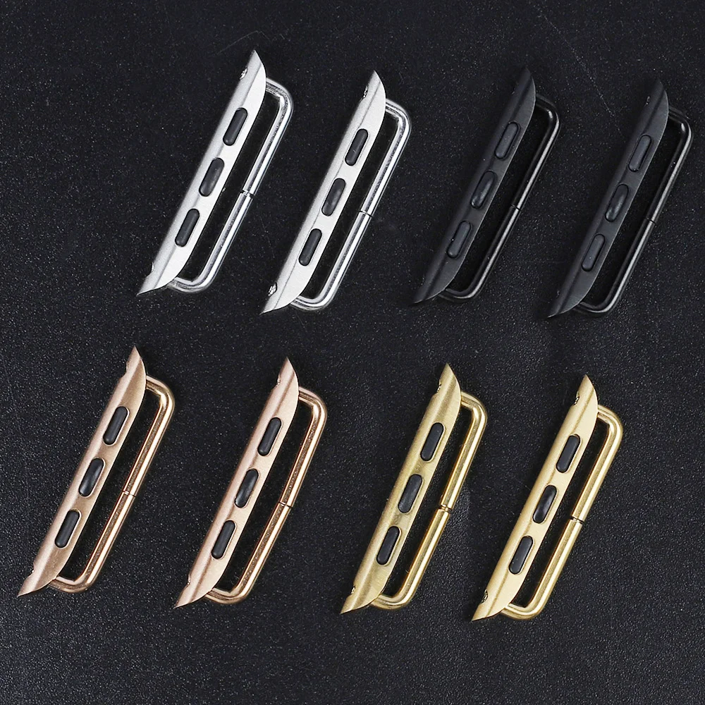 Пряжка из нержавеющей стали 316L для ремешка Apple Watch Band 38 40 42 44 мм переходник iWatch 7 6 5 4 SE