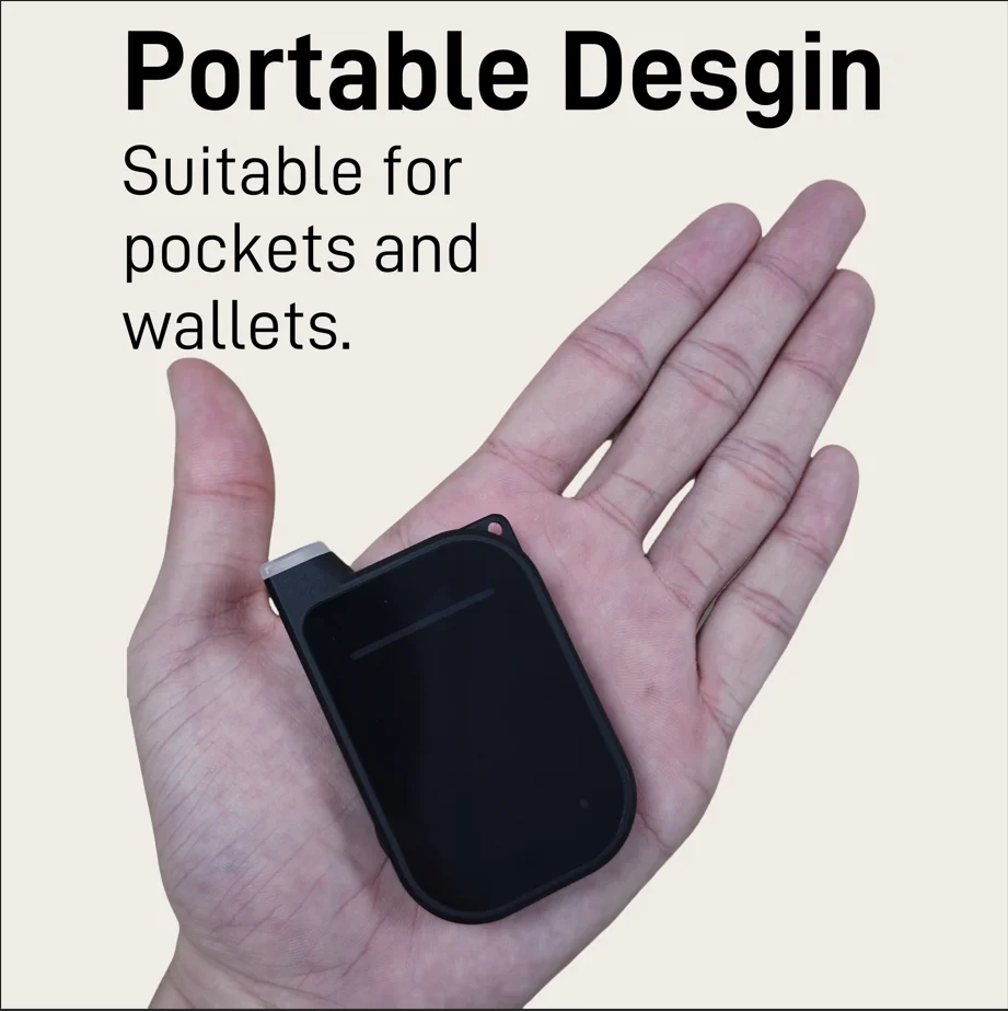 Hot Selling Mini Alcohol Tester with 5 Mouthpieces Bluetooth supported