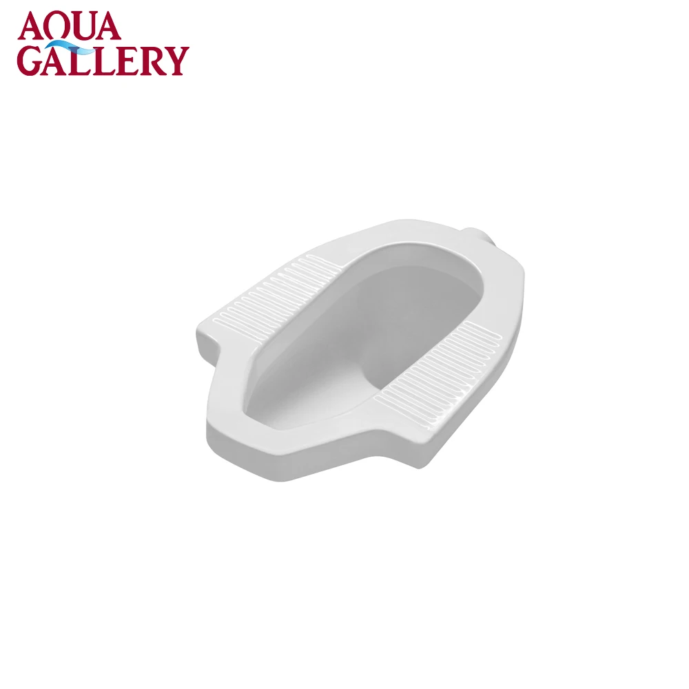 White Glazed Ceramic Sanitary Ware Squat Pan